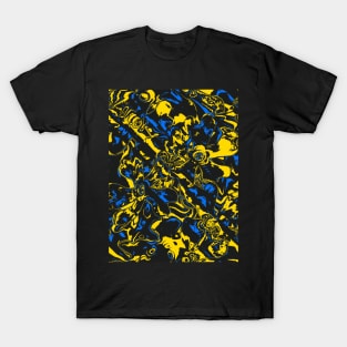 Groovy Flower in Yellow & Blue T-Shirt